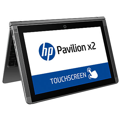 HP Pavilion x2 Detachable Laptop, Intel Atom, 2GB RAM, 64GB, 10.1 Touch Screen, Turbo Silver with Free MS Office Mobile